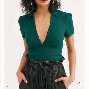 NWT Free People Melodie Tee